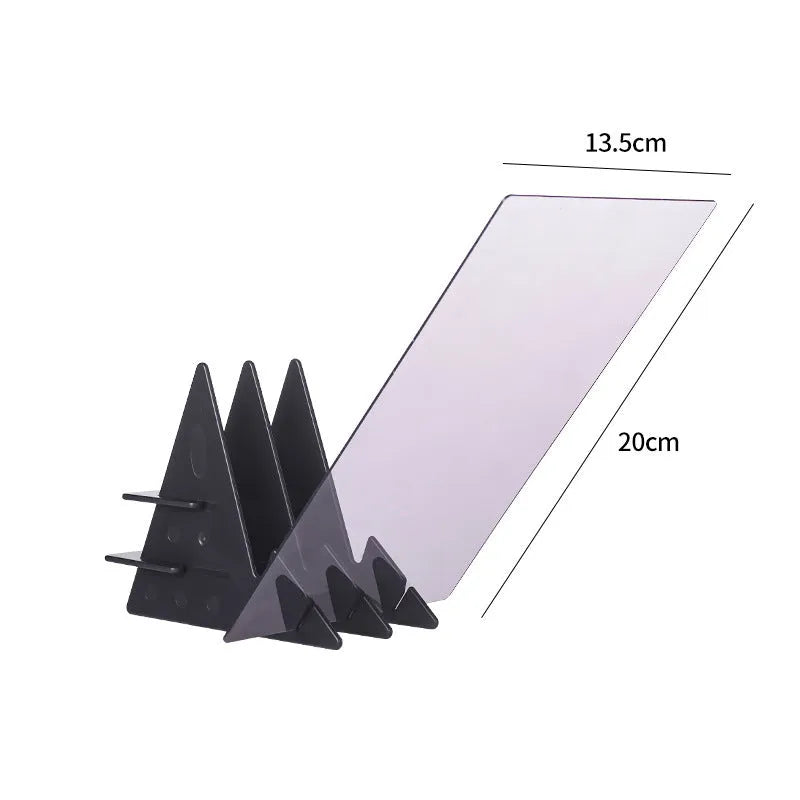 Universal drawing optical copy tool with plastic bracket and transparent board in three sizes for tracing and sketching
