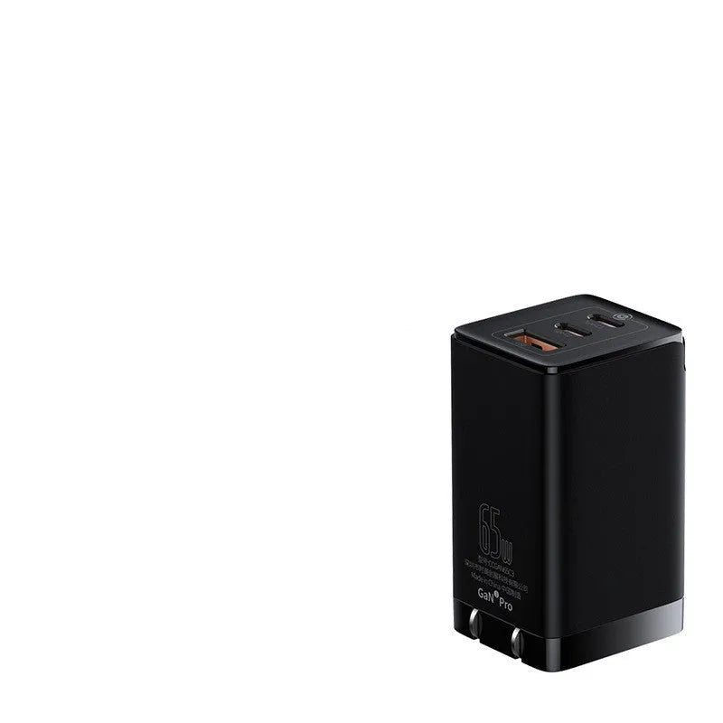 White multi-port vehicle fast charger with USB and Type-C ports for 12V car systems