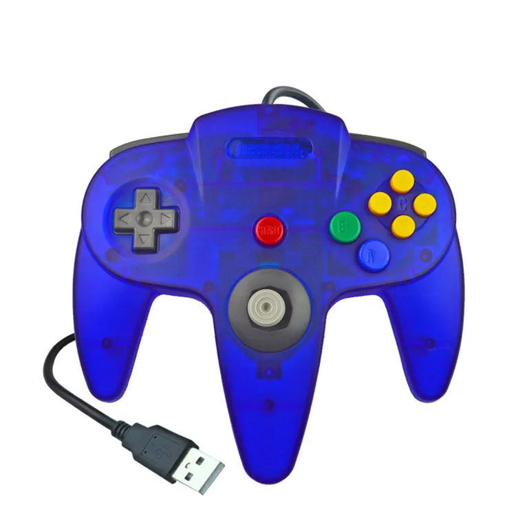 USB N64 computer game controller for PC in multiple colour options