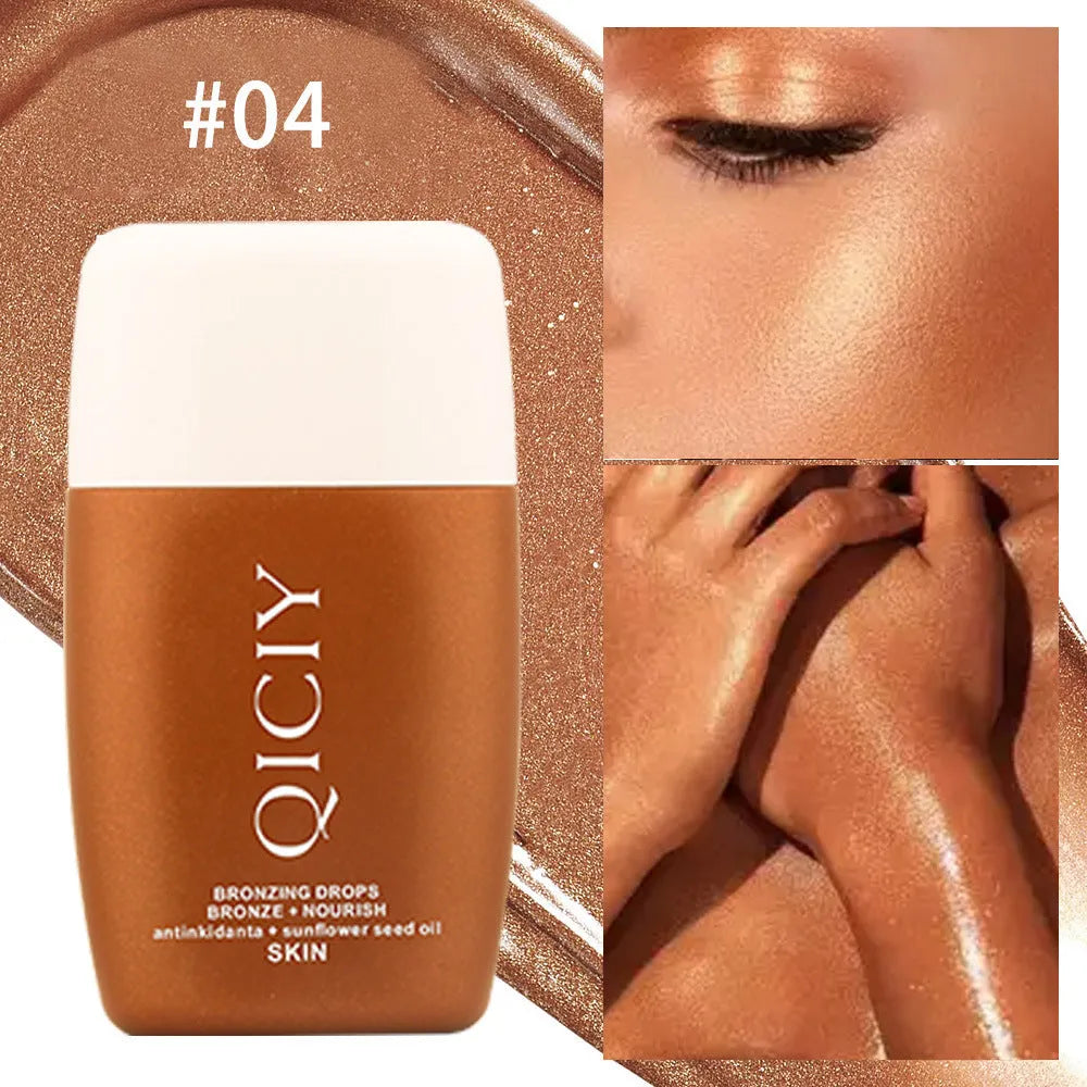 30ML contouring liquid bottle for face and body brightening with four colour options