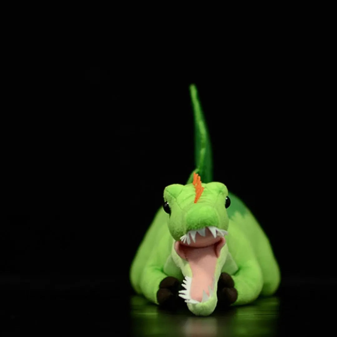 Green Spinosaurus plush toy doll 45cm long soft simulation dinosaur stuffed animal