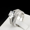 Diamond engagement ring set in European and American style, available in sizes 6 to 10.