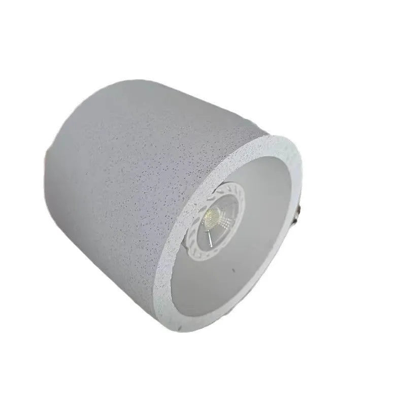 Cement Japanese-style log silent corridor ceiling lamp in White Sandstone colour for restaurant use