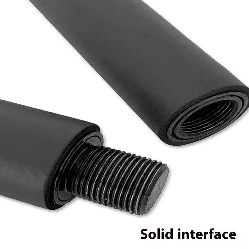 Two-segment push pull fitness stick for yoga and pilates resistance training