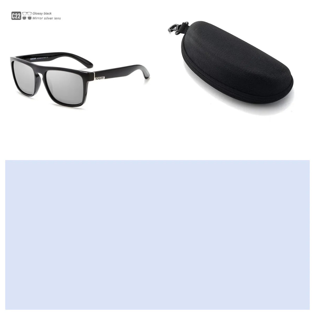 Men's polarized sports driving sunglasses with full frame, UV400 protection, and multiple colour options