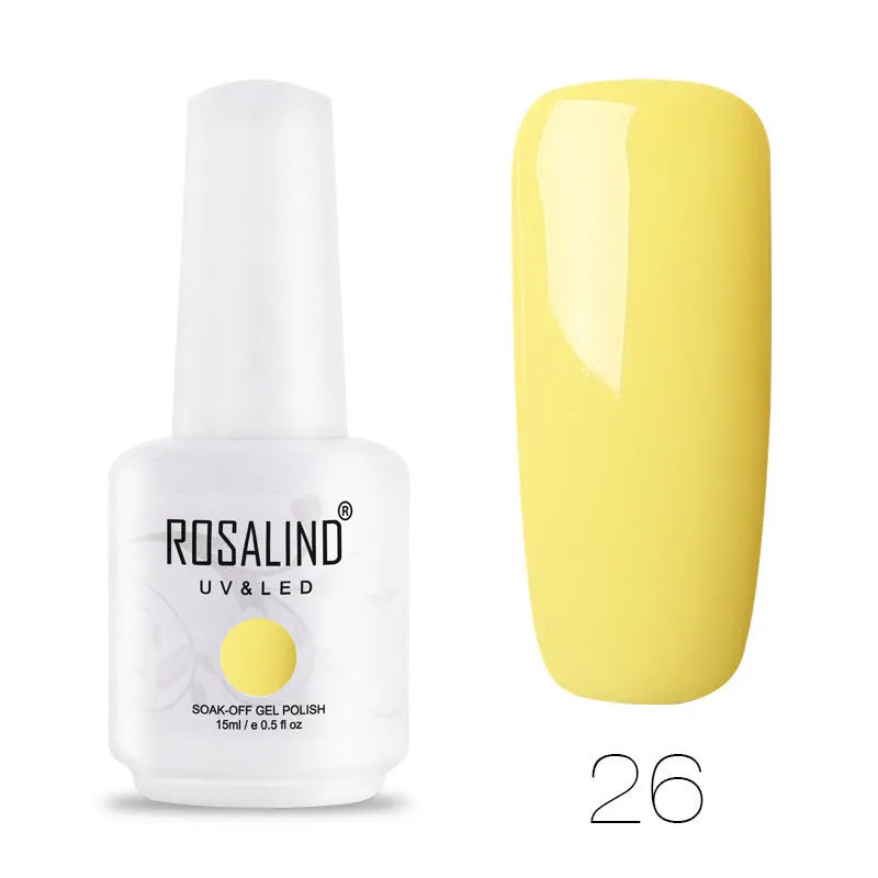 ROSALIND 15ml gel colour phototherapy glue bottle in selected hotting colour shade