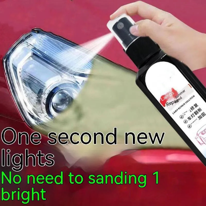 100 ml bottle of car headlight renovation liquid for plastic lens restoration