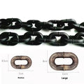 Simulation dog lead prop in bronze, antique silver, or black colour for video spoofs.