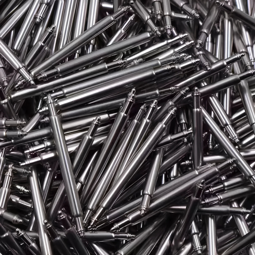 Watch bolt auricular needle spring shaft accessories in six sizes from 21mm to 26mm diameter