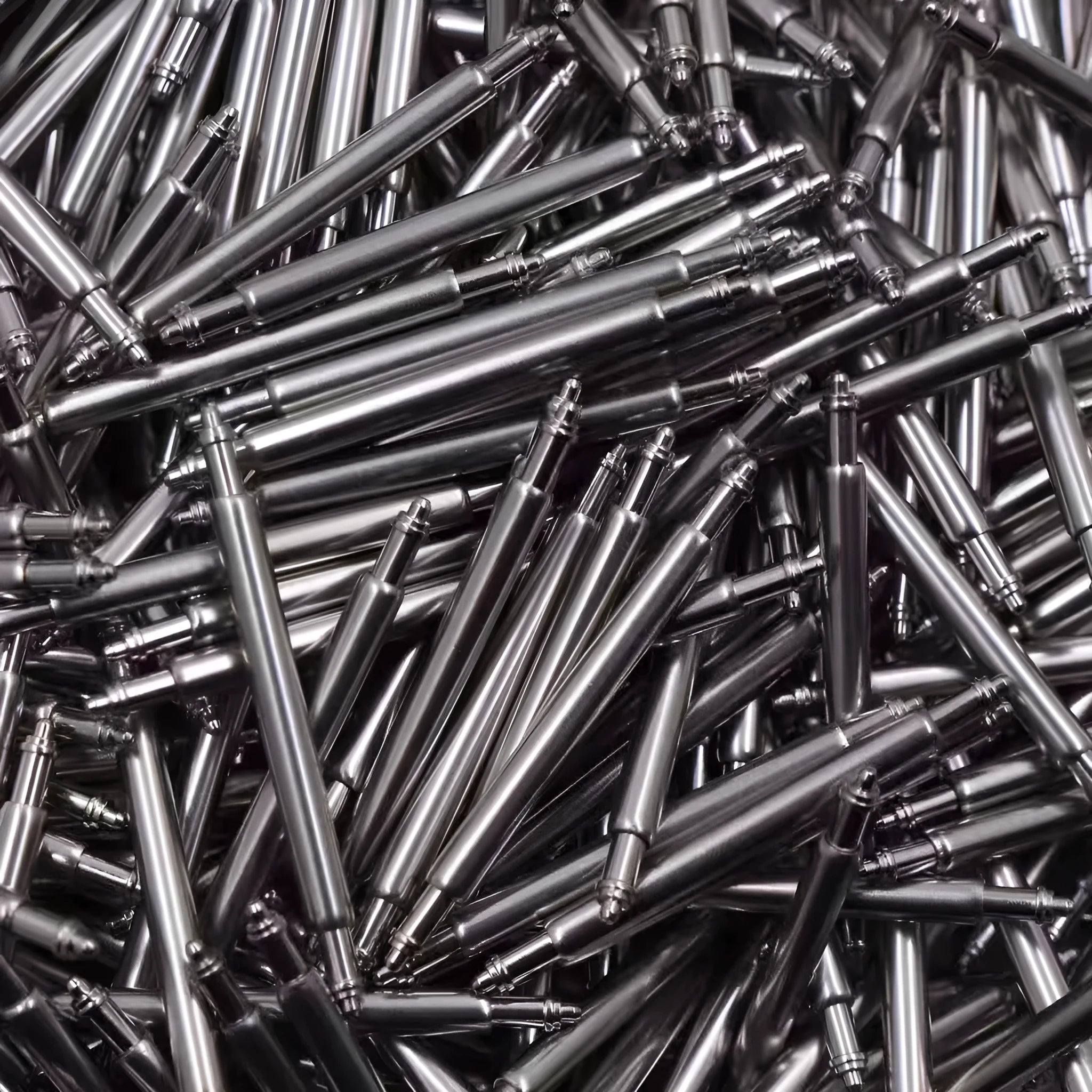 Watch bolt auricular needle spring shaft accessories in six sizes from 21mm to 26mm diameter