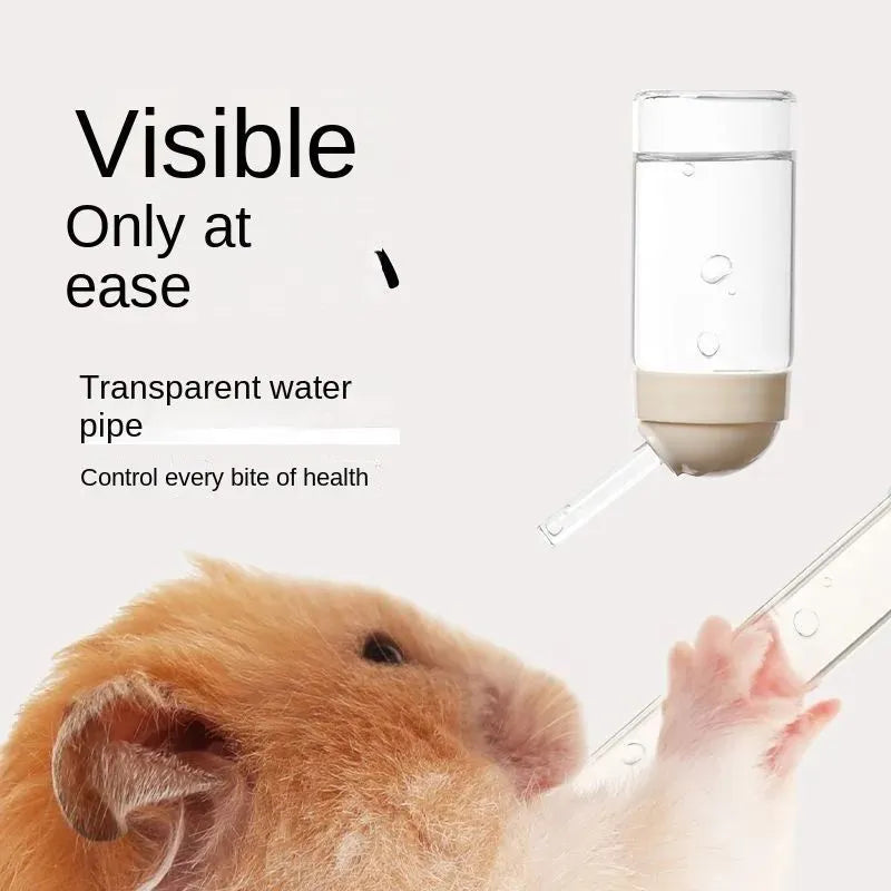 Cream cake hamster kettle 125ml small pet drinker in green, pink, purple, or yellow, 103.5 x 122mm