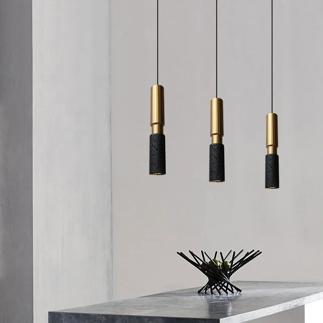 White marble chandelier with modern simplicity design for bedroom or dining room