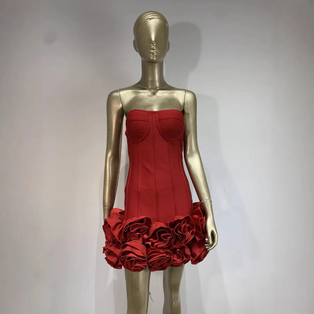 Women's solid colour polyester dress with mid-waist design in urban style