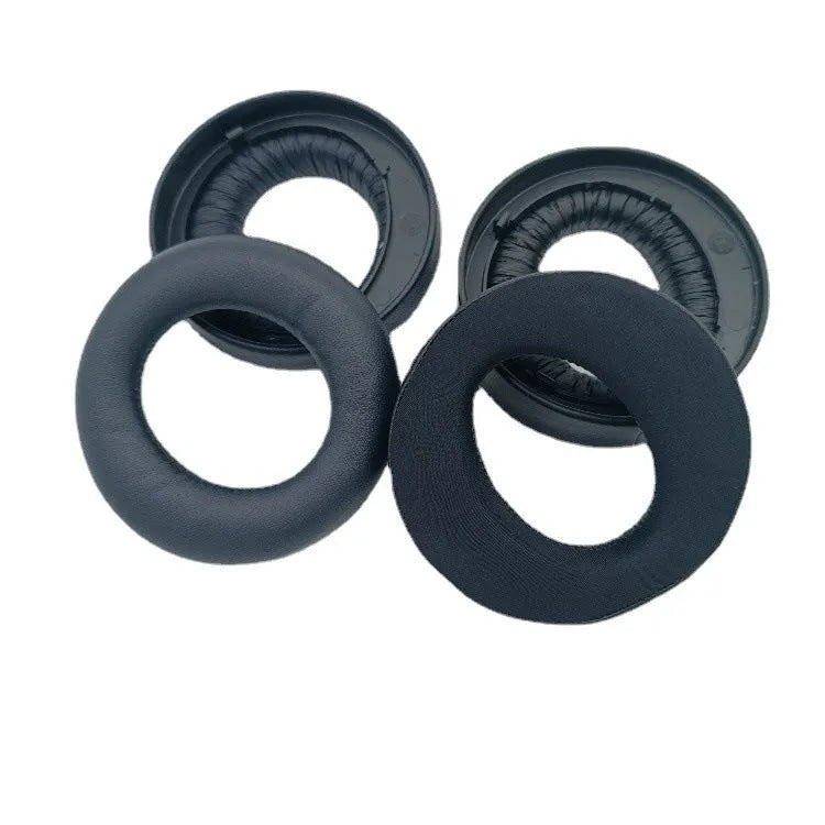 Set of black flannel cotton earphone sleeves for Sony PS5 Pulse 3D headphones