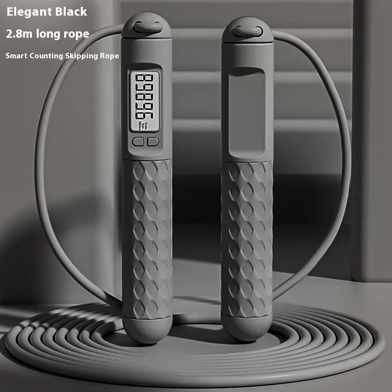 ABS plastic skipping rope with bearings in various colour and style options for fitness training.