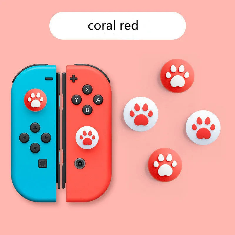 Nintendo Lite silicone joycon sleeve with cat claw textured rocker caps in assorted colours