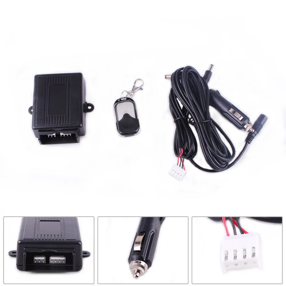 76mm remote-controlled modified exhaust pipe half set for GM vehicles with metal construction and controller