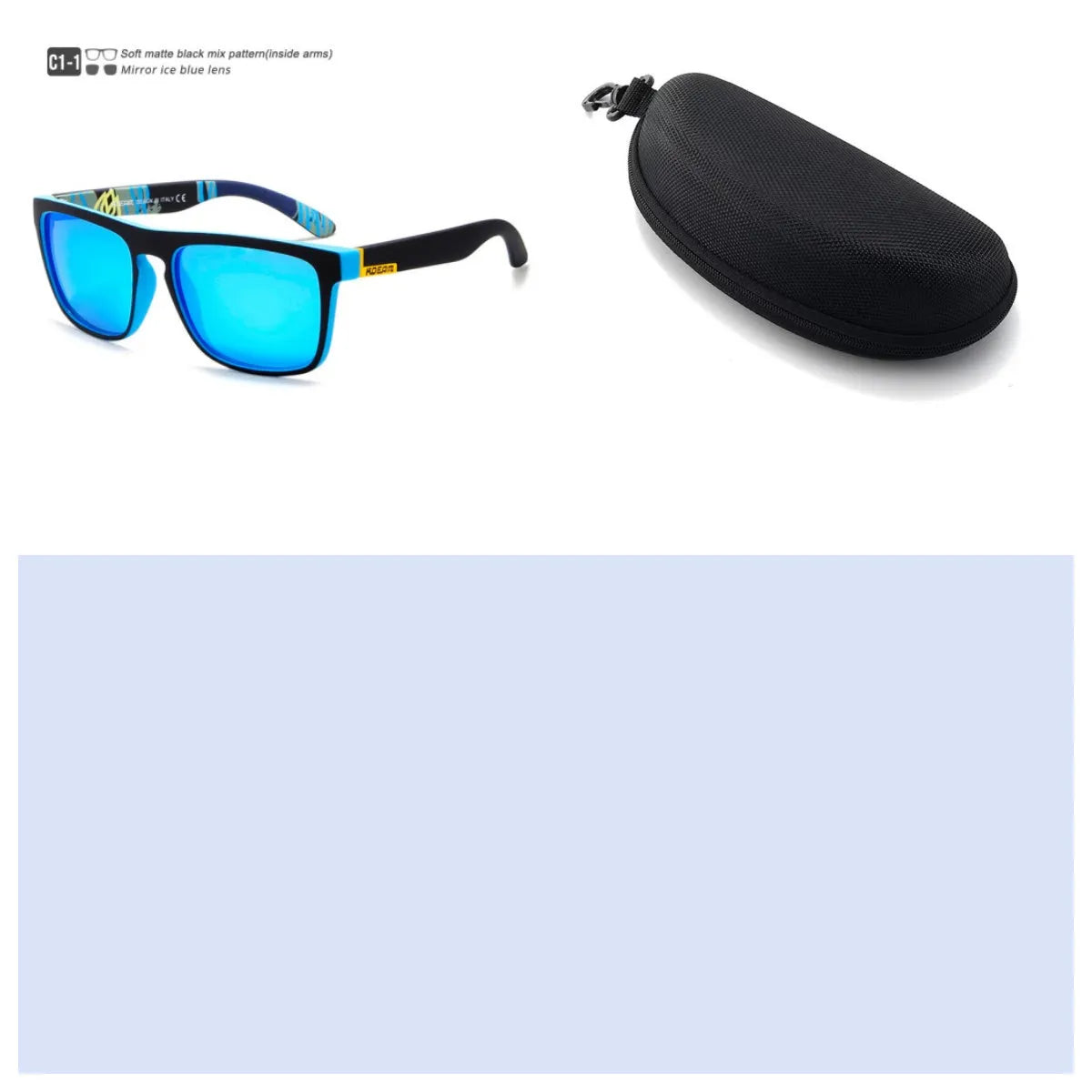 Men's polarized sports driving sunglasses with full frame, UV400 protection, and multiple colour options