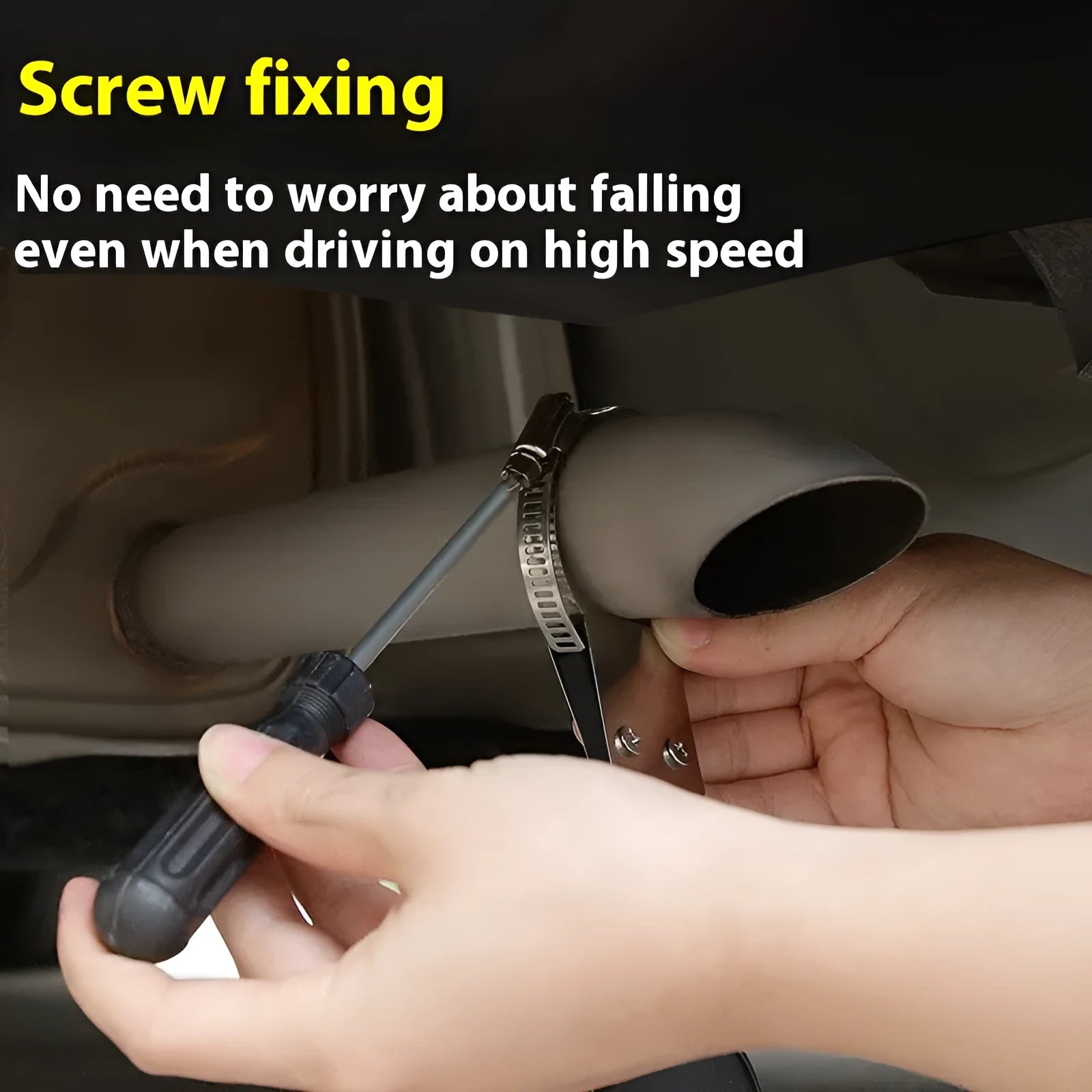Car electrostatic canceller ribbon made of PVC in Camellia colour, available in Car Short and SUV Long sizes