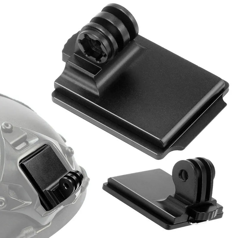 Aluminium alloy camera helmet mounting bracket for action sports