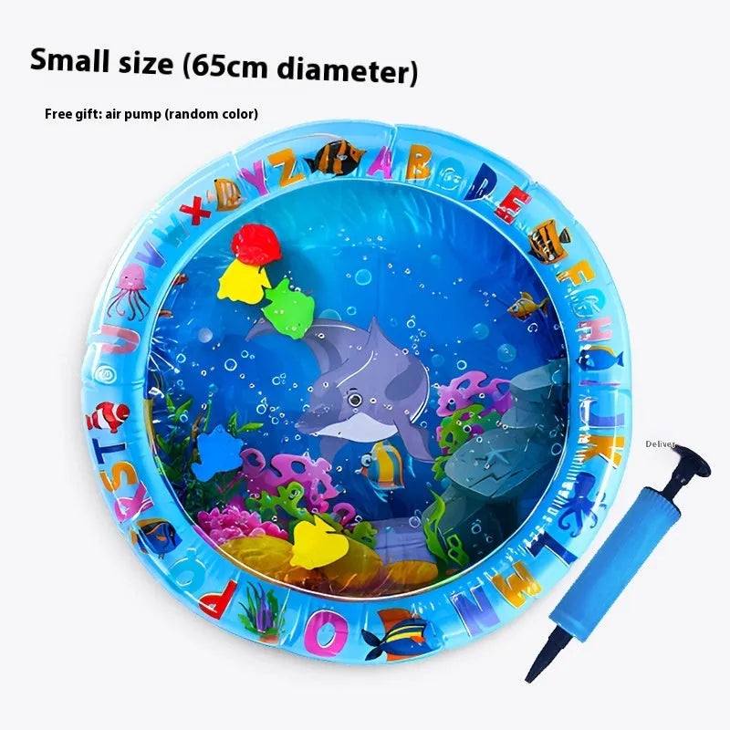 PVC inflatable water cooling mattress for cats with animal print designs