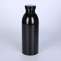 304 stainless steel double-layer vacuum insulated milk bottle 500ml small mouth tumbler in black finish portable outdoor