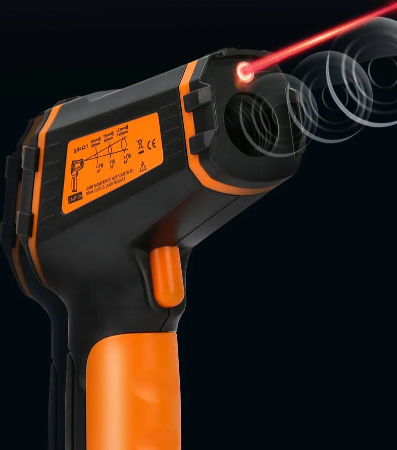ST390A handheld infrared thermometer for non-contact surface temperature measurement.