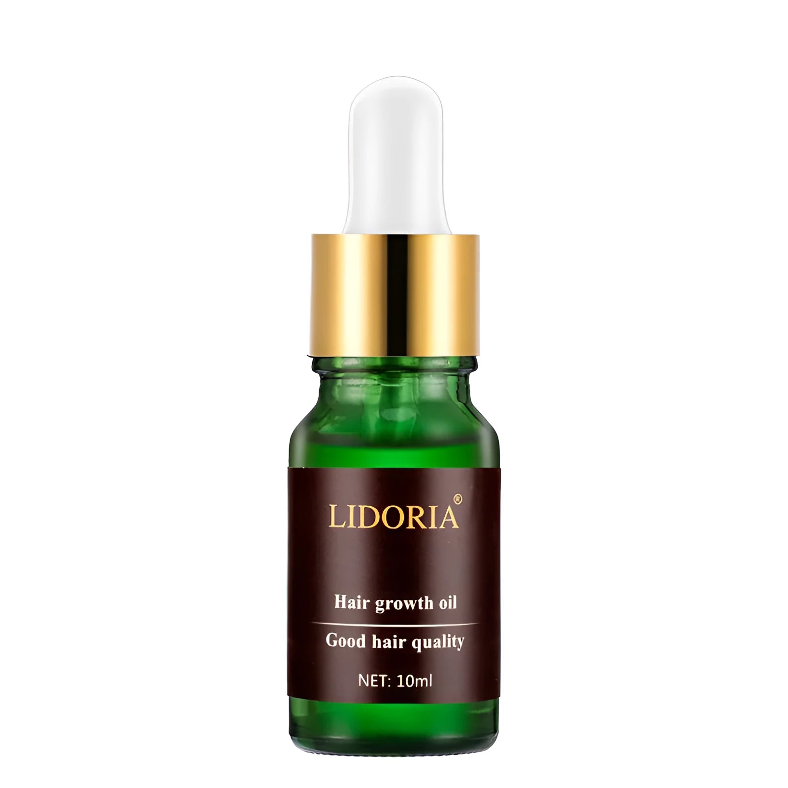 Polygonum multiflorum ginger hair oil in a 10ml bottle for scalp treatment