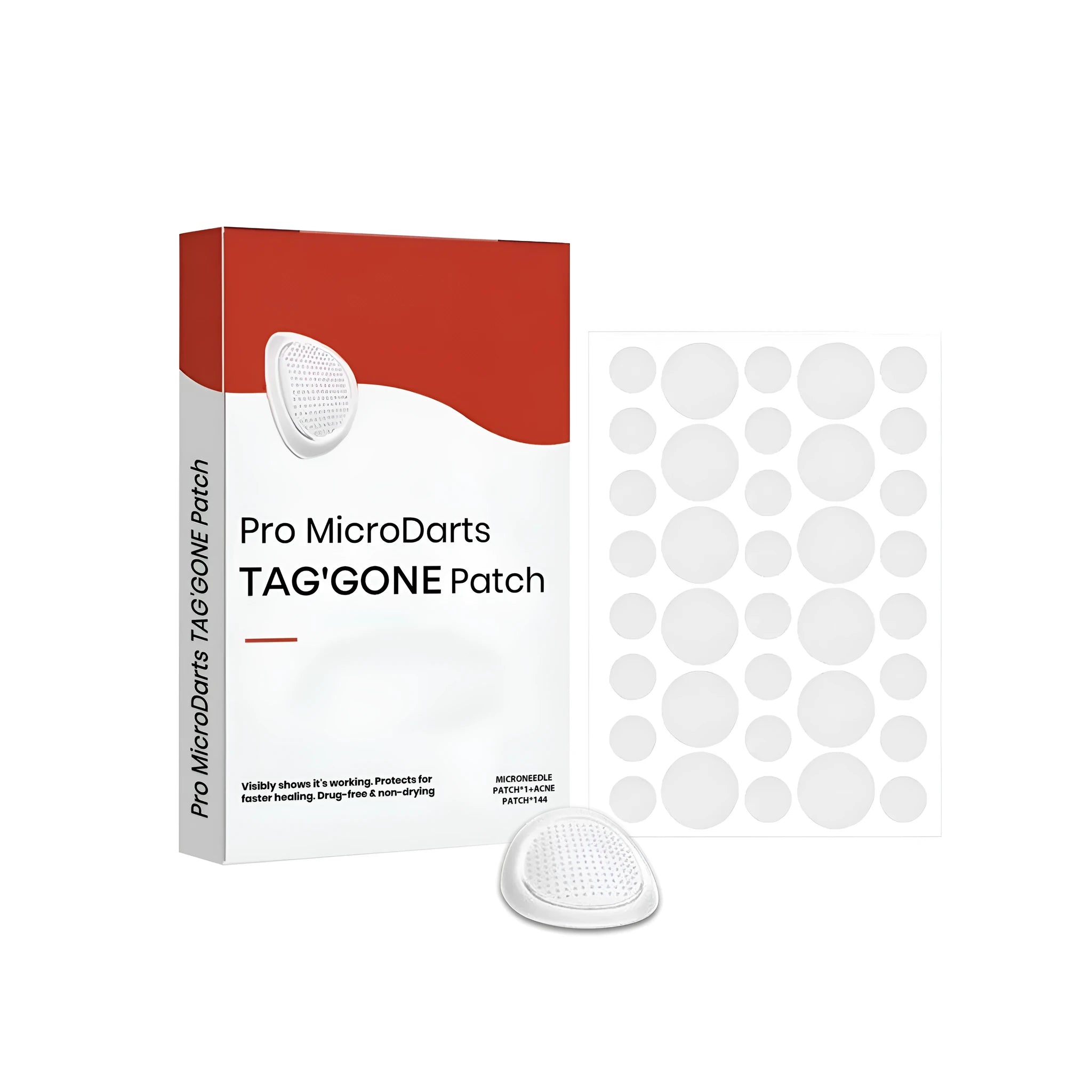 Acne care patches with microneedle technology containing salicylic acid and hyaluronic acid