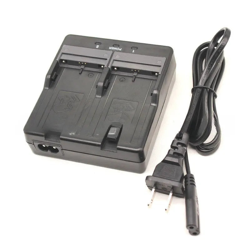 CDC68D dual charger black for total station lithium batteries BDC46 BDC58 BDC70 with power cord