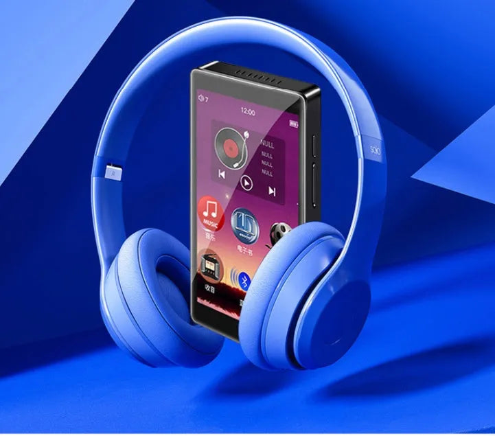 Black Ruizu H1 slim MP3 MP4 player with 4-inch touch screen display