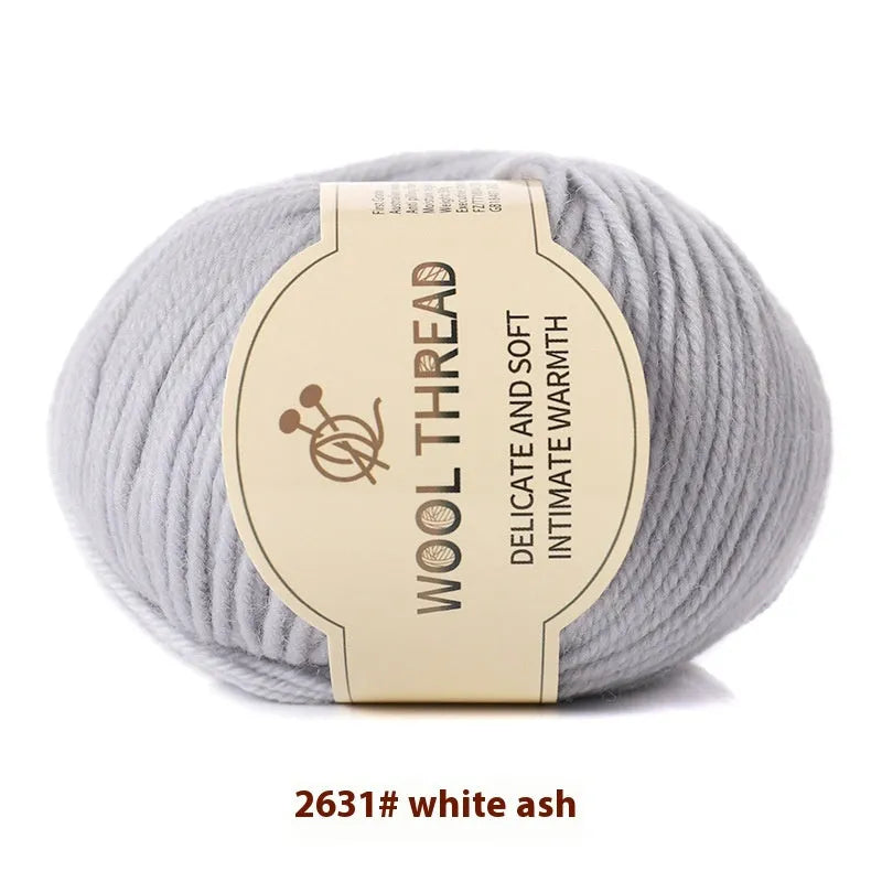 Hand knitting wool yarn roll for baby clothes with 10 needle specification in various colours