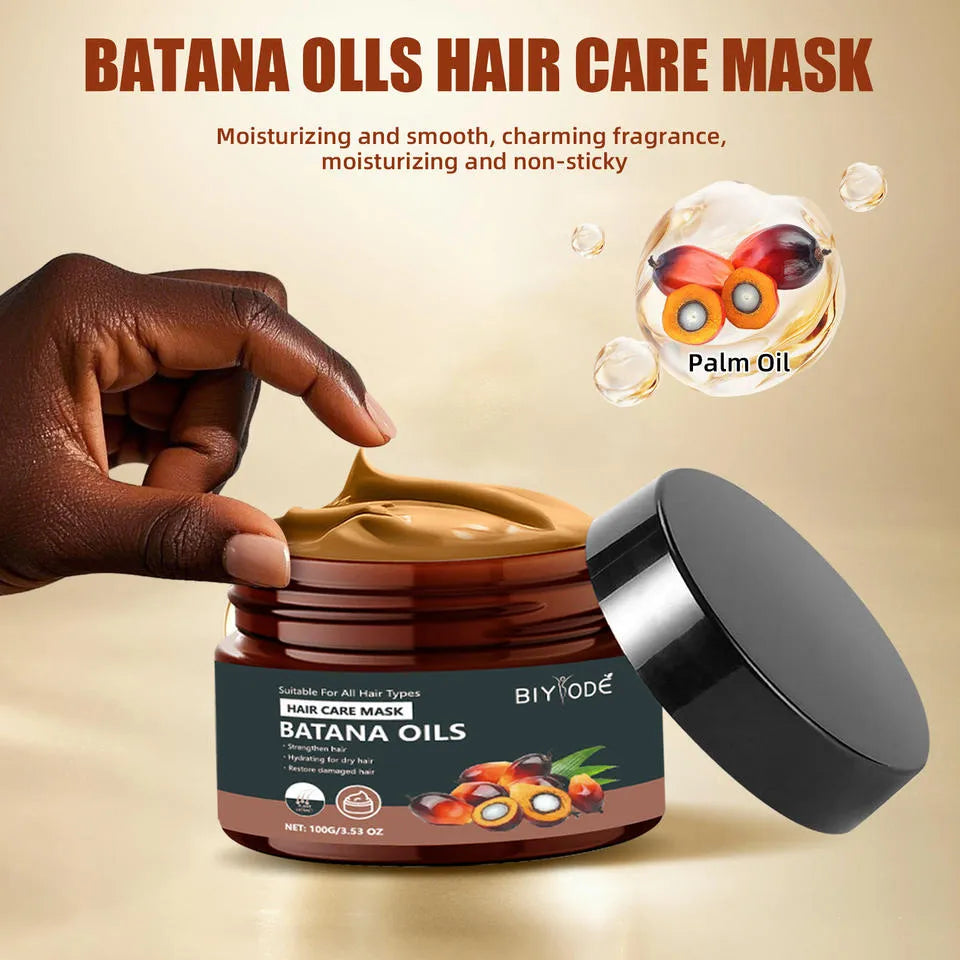 Organic batana oil hair treatment 100g pure unrefined oil for hair growth and moisture repair