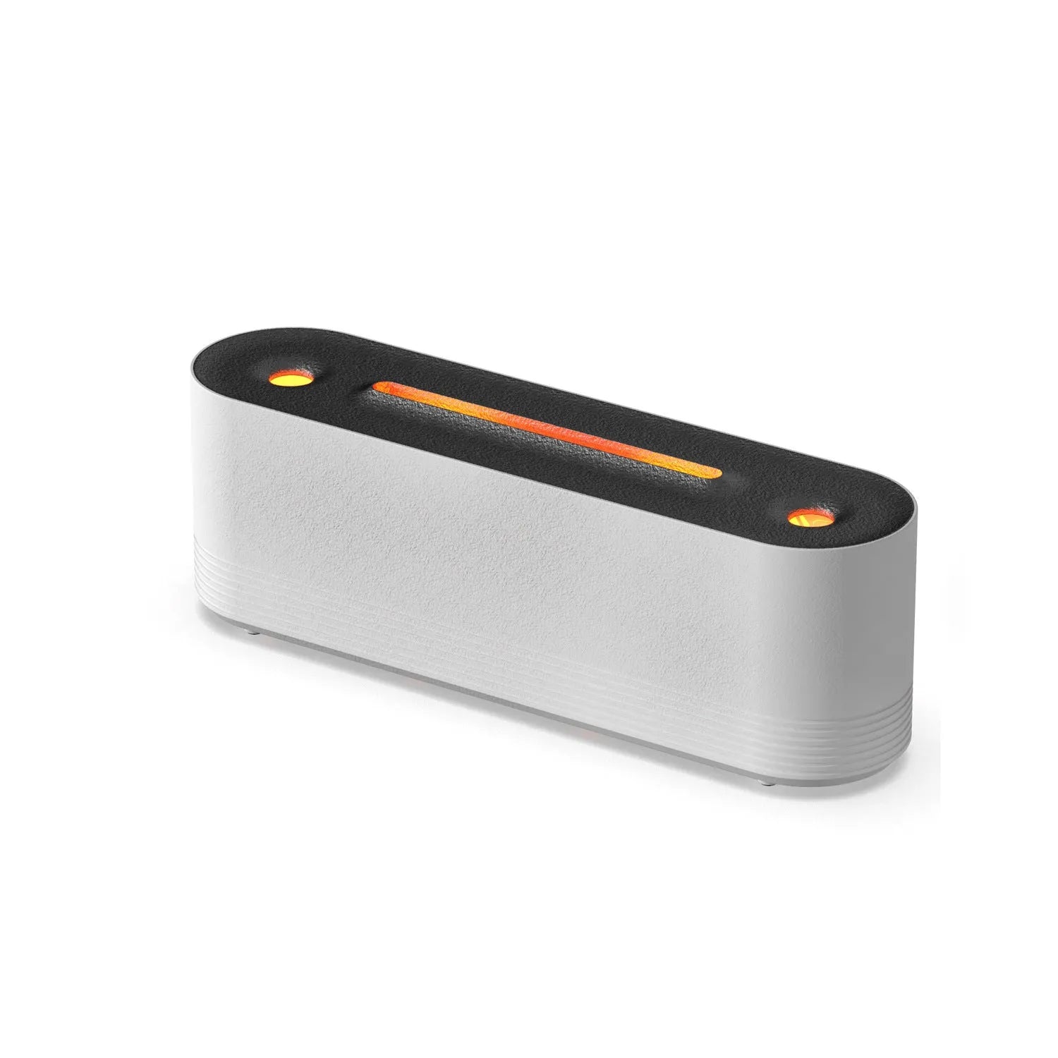 Black ultrasonic aroma diffuser with 7 colour flame LED display and cool mist emission