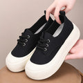 Camel suede women's platform loafers with round toe and front lace-up, showing 4cm thick sole.