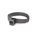 DJI Osmo Action 2 magnetic suction headband with polyester strap and plastic mount on a white background