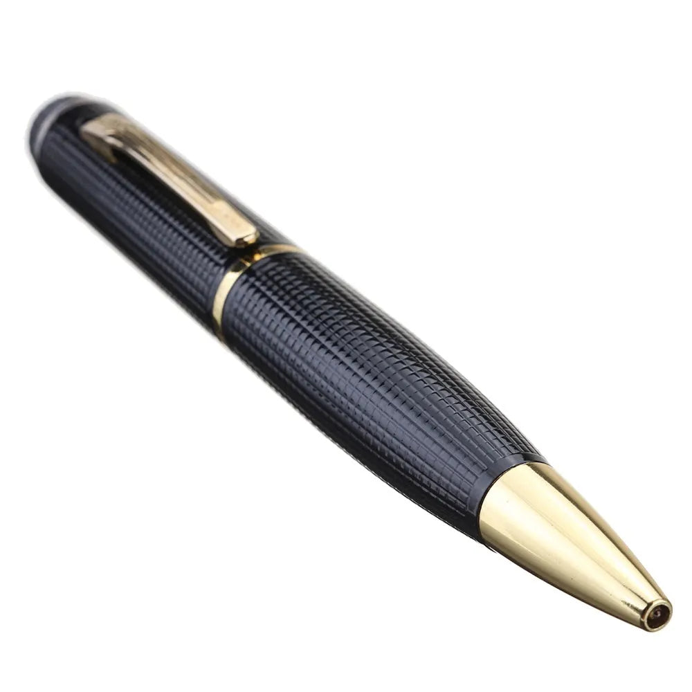 Gold and grey USB conference recorder pen, 53g, no memory card included