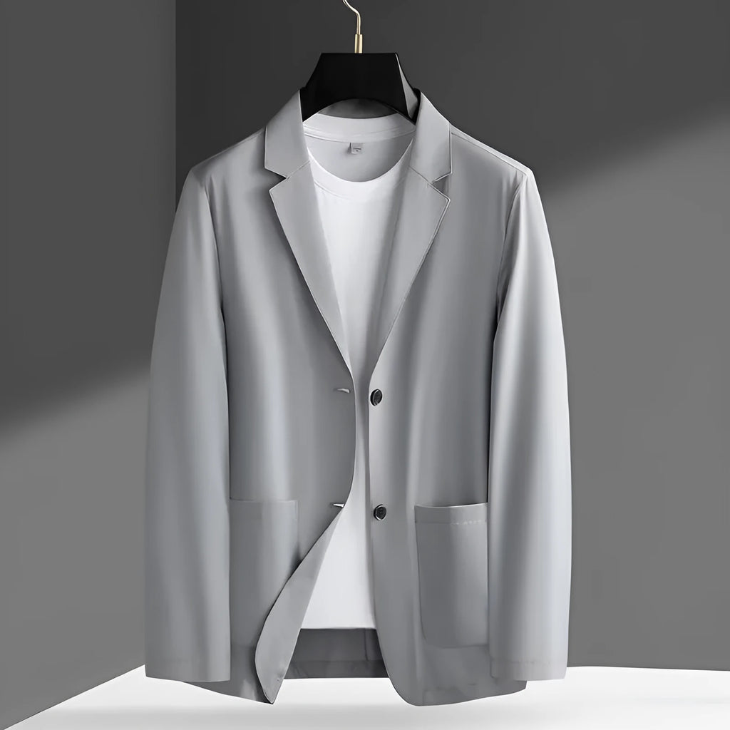 Men's single-breasted corduroy blazer in khaki, grey, white, black, blue, green, or brown, sizes M to 4XL