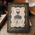 Gothic style A5 notebook with retro art cover and 40g wood pulp paper