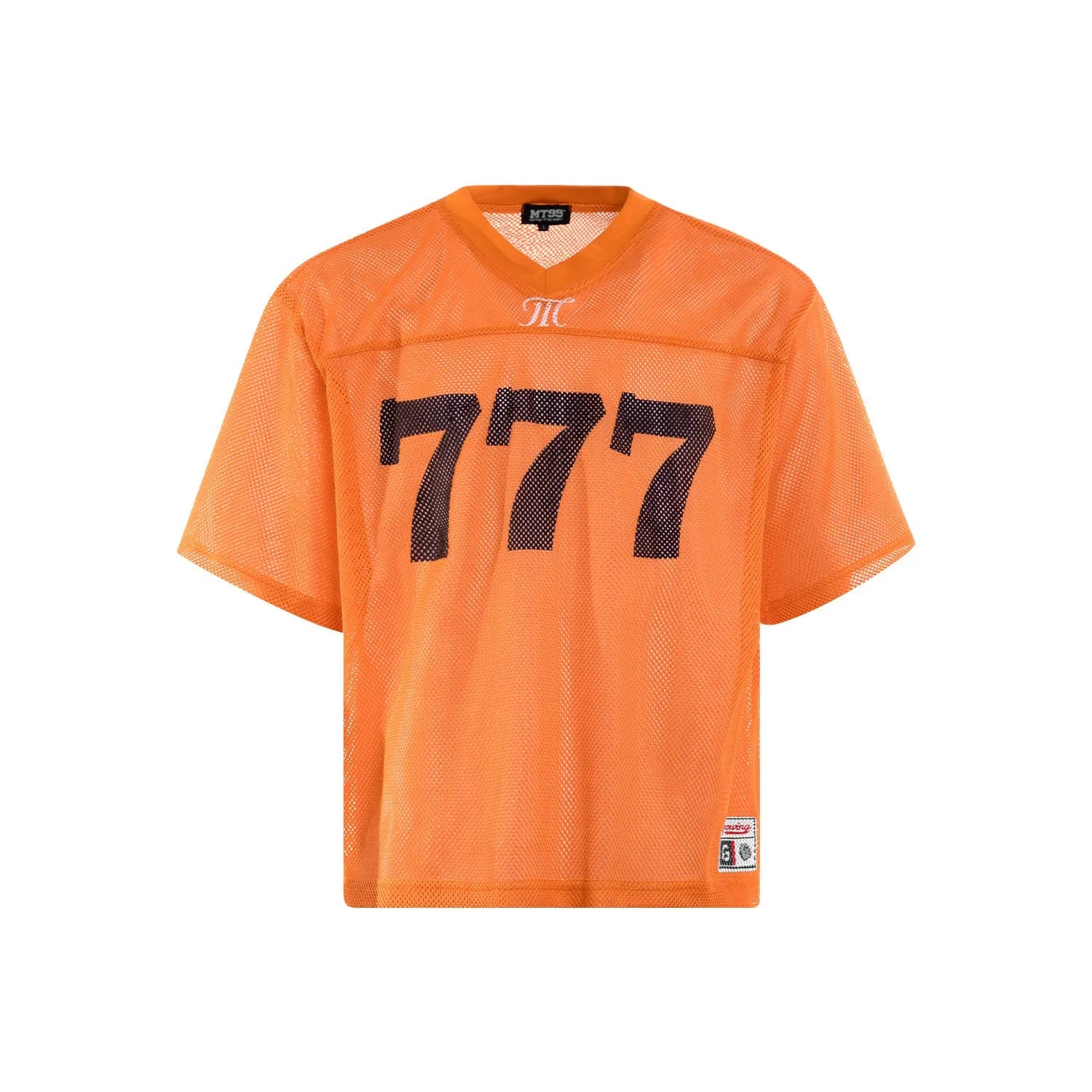 Loose-fitting summer T-shirt in retro street style available in black, white, purple, orange colours