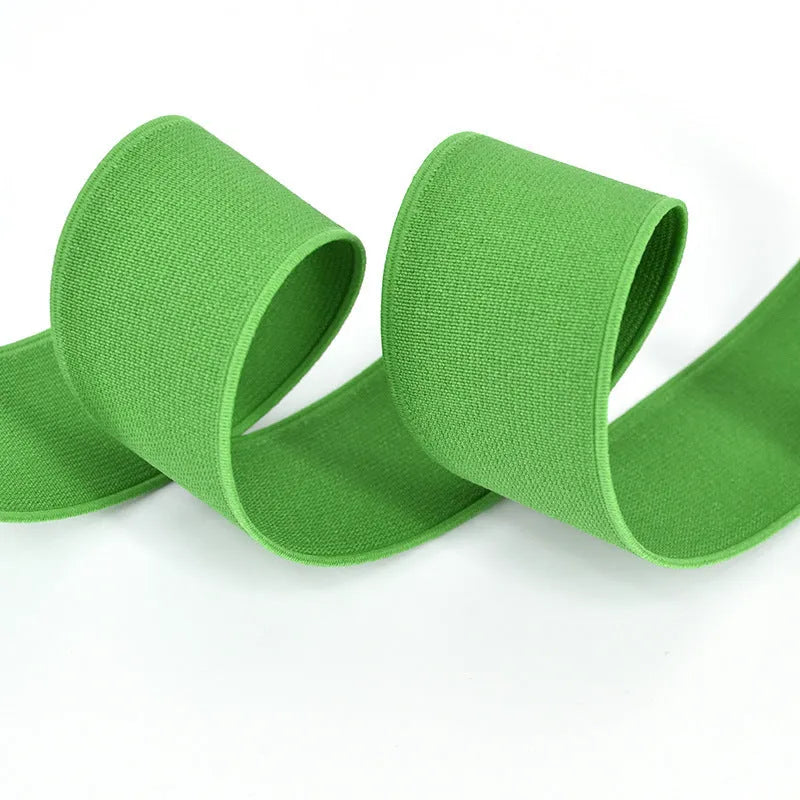 5cm wide colour elastic band with 1.5mm thickness for clothing and luggage liner
