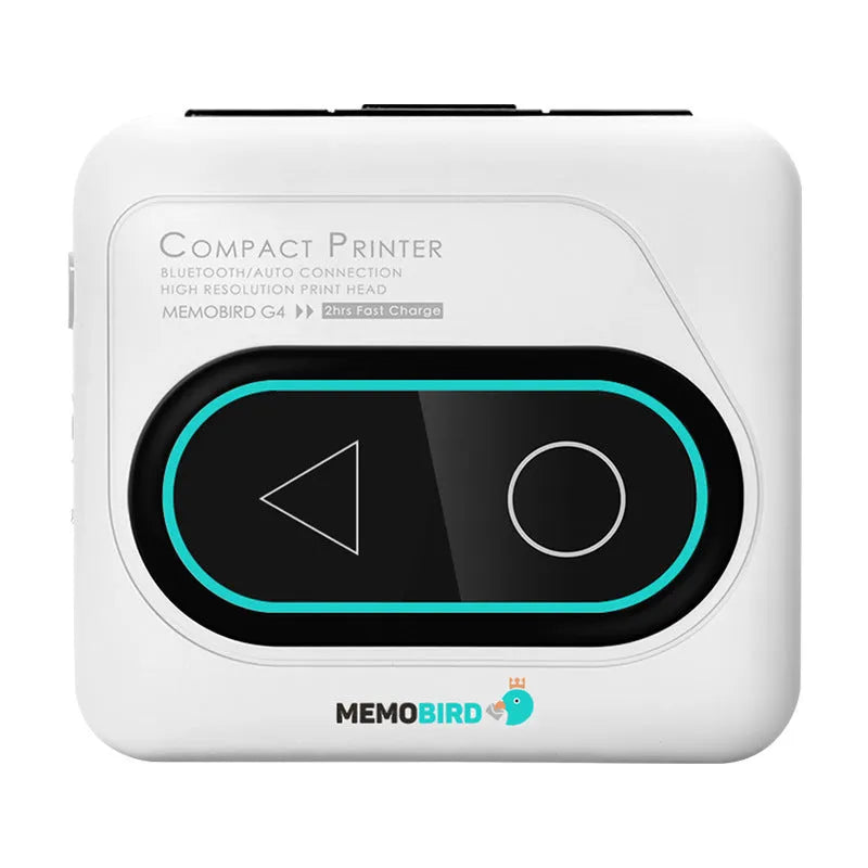 Pocket-sized Bluetooth thermal mini printer in avocado green for mobile phone photo and text printing