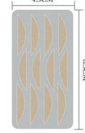 Box of no glue eyelid stickers in three sizes L, M, S on a non-woven fabric strip.