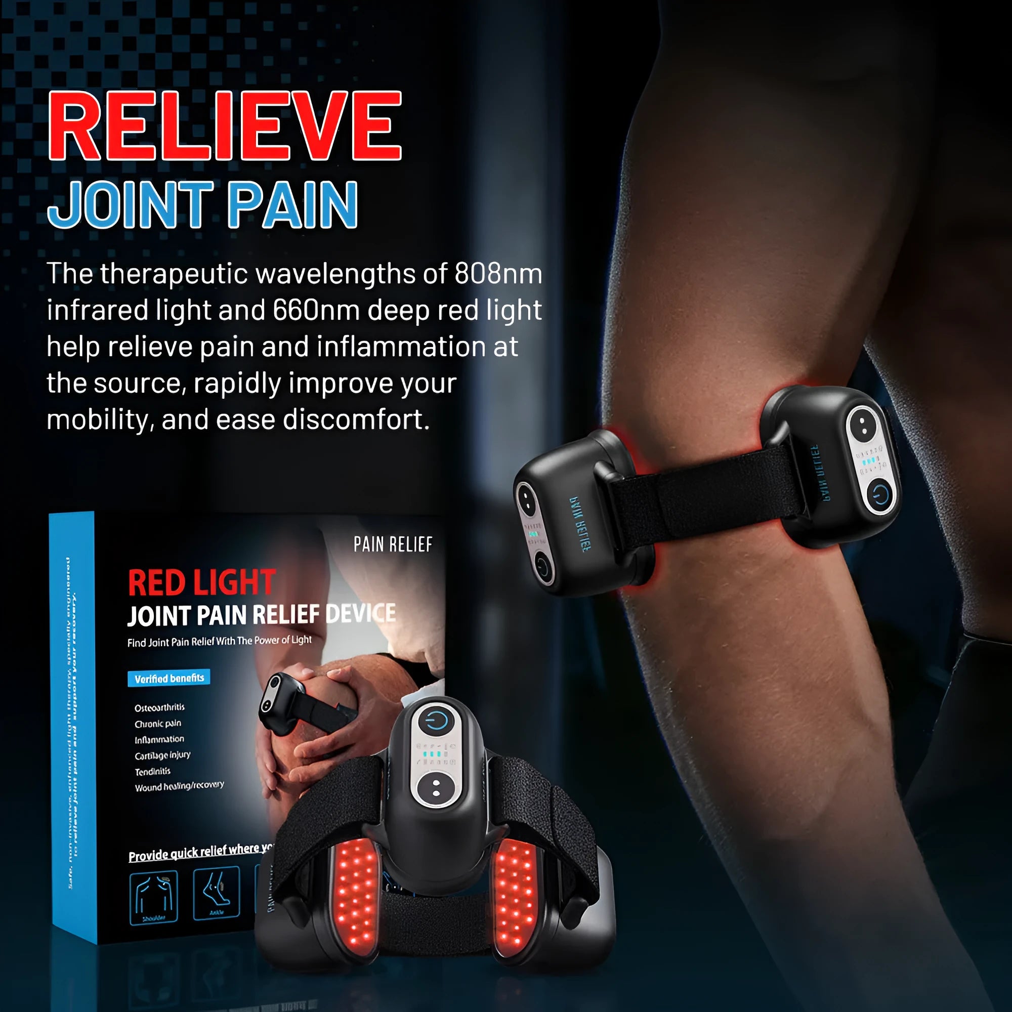 Black adjustable strap joint shoulder physiotherapy instrument with gear settings