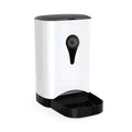 White intelligent automatic pet feeder with 4.5L capacity and wide-angle camera for cats and small dogs