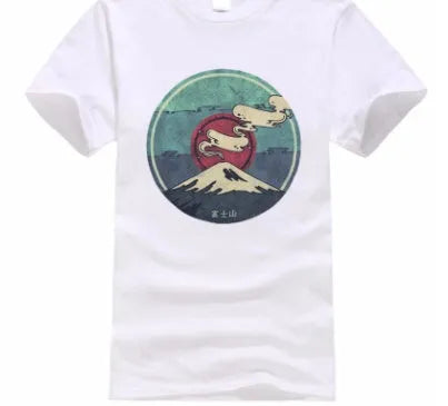 Cotton short sleeve T-shirt in white with loose fit, available in sizes S to 3XL