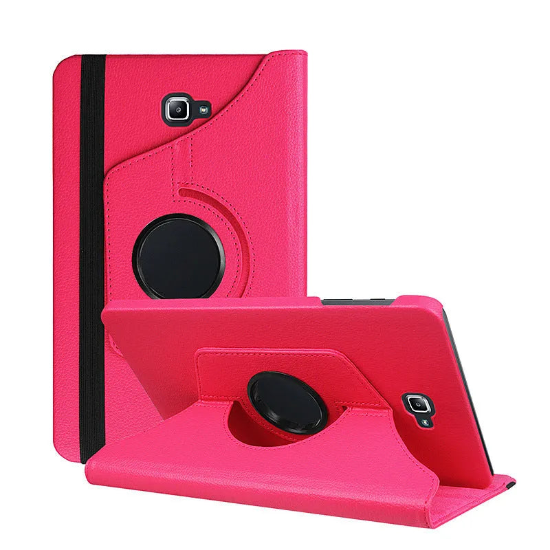 Rotating leather tablet case for Lenovo T-series models in multiple colour options