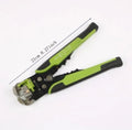 Yellow metal automatic 3-in-1 wire stripper crimping plier tool for electrical work