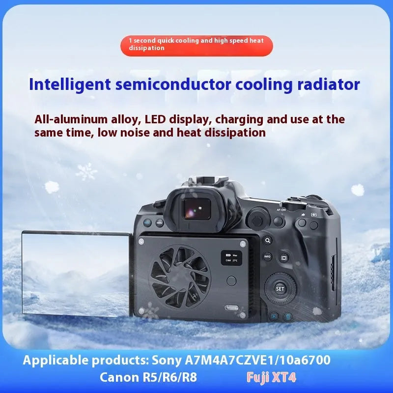 Black aluminium alloy PC cooling radiator with mute fan measuring 89x52x25.95mm