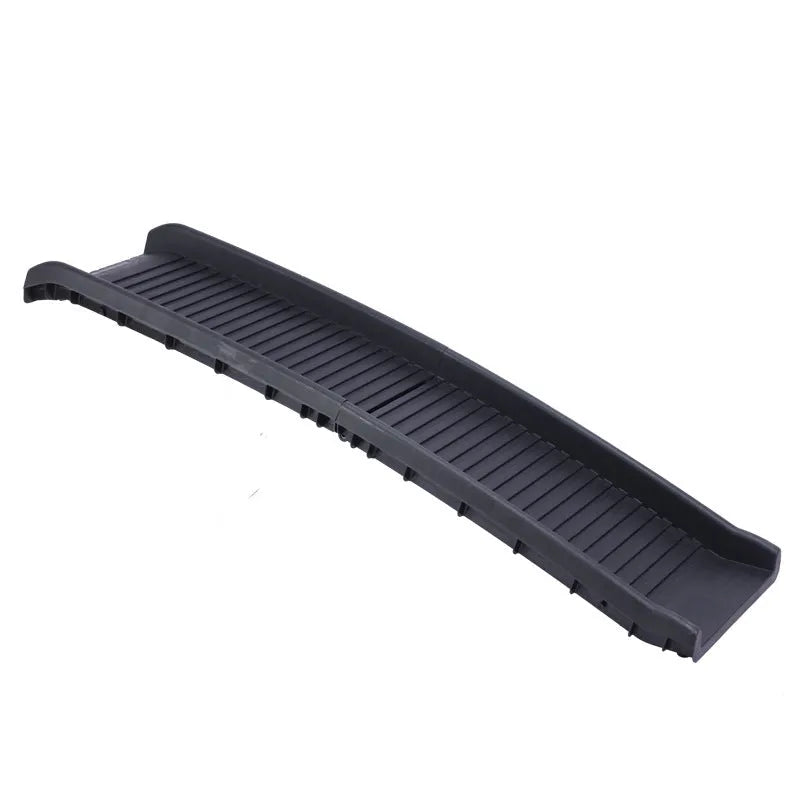 Pet folding ladder slope in black plastic with non-slip steps, 2.8kg weight
